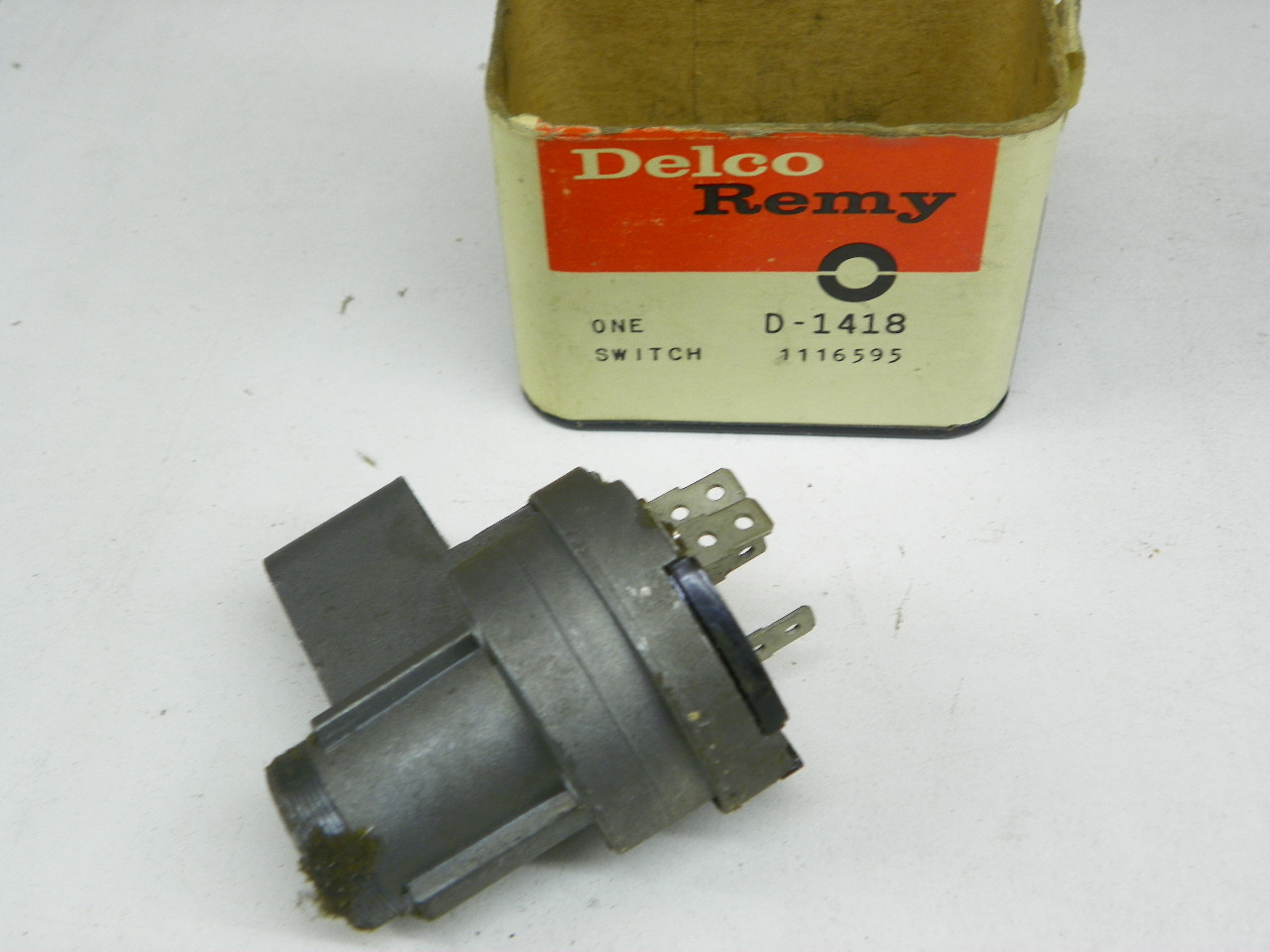 Delco Remy D-1418 Ignition Switch for 1961 Cadillac Fleetwood Eldorado Series 62 restoration. - Image 1