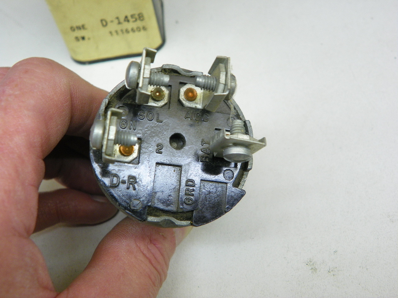 Delco Remy 1116606 Ignition Switch for 1955 Cadillac GMC Truck restoration. - Image 4