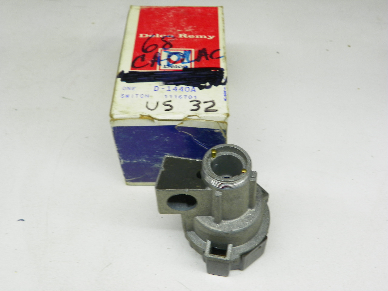 Delco Remy 1116701 Ignition Switch for 1968 Cadillac restoration. - Image 1