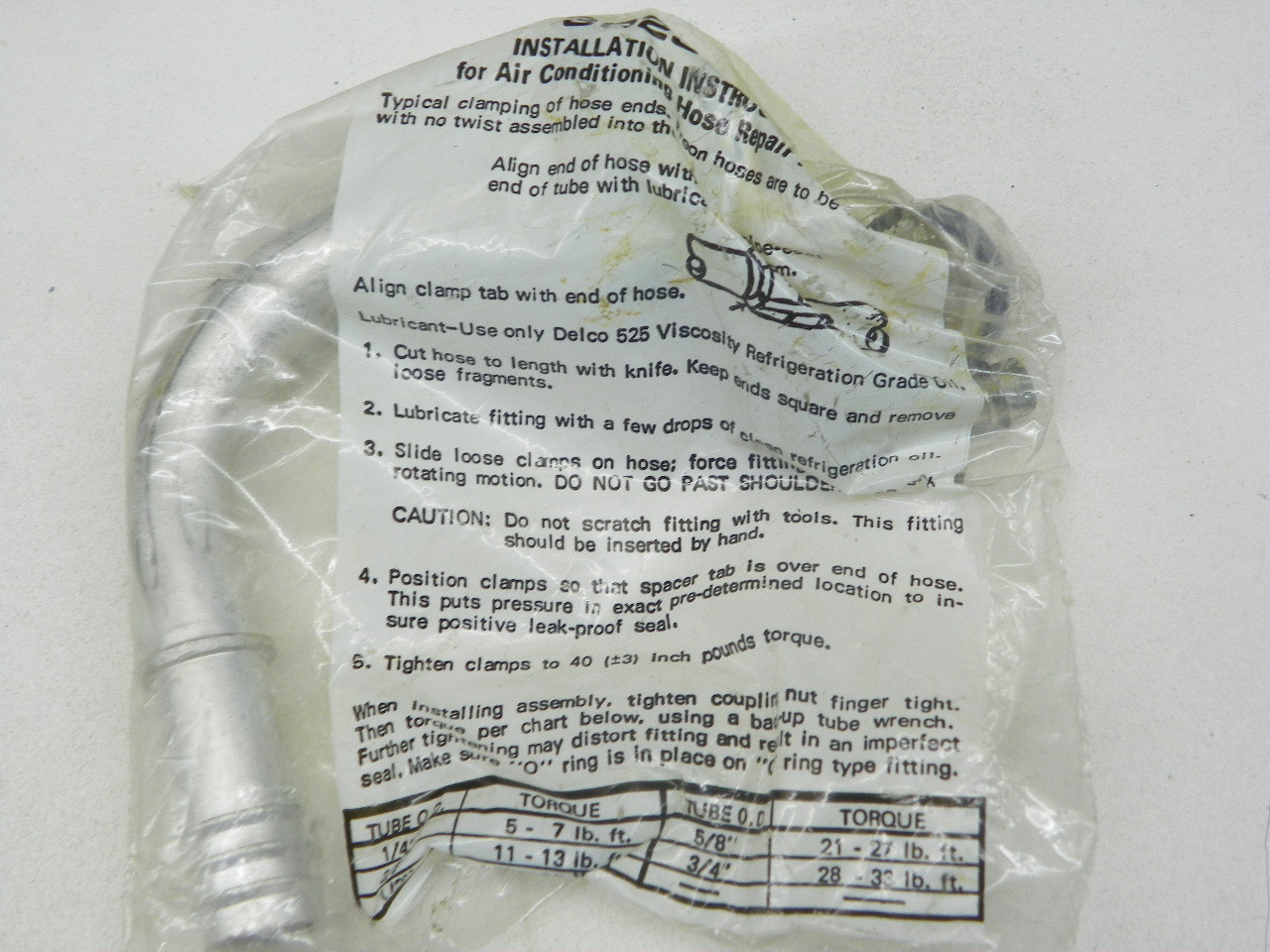 Delco 3023717 AC Hose Fitting for air conditioning restoration. - Image 5