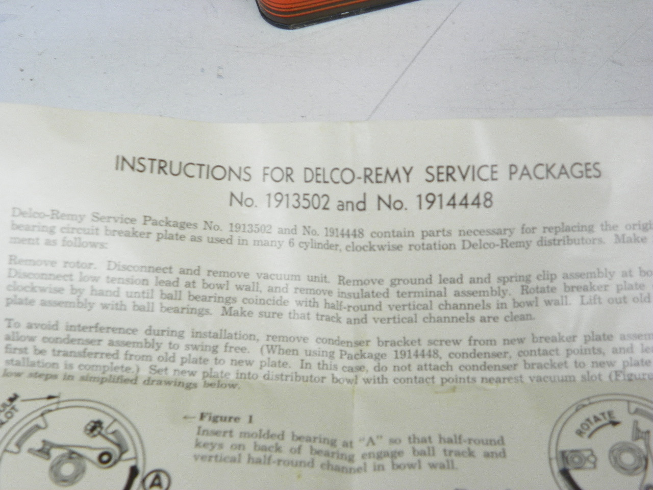 Delco-Remy 1914448 Distributor Breaker Plate for 1937-1948 Pontiac Oldsmobile 6-Cyl restoration. - Image 7