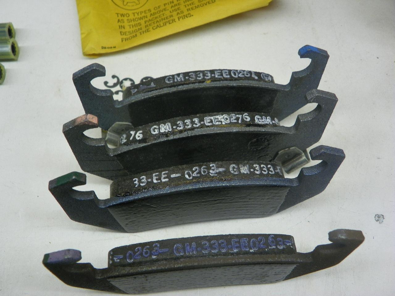 GM 1154398 Disc Brake Pad Set for 1975-77 Chevrolet Monza Front restoration. - Image 10