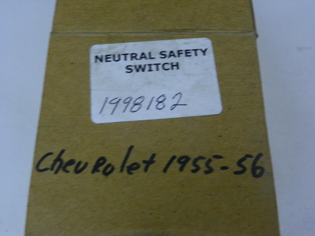 Delco Remy 1998182 Neutral Safety Backup Light Switch for 1955-56 Chevrolet Powerglide restoration. - Image 2