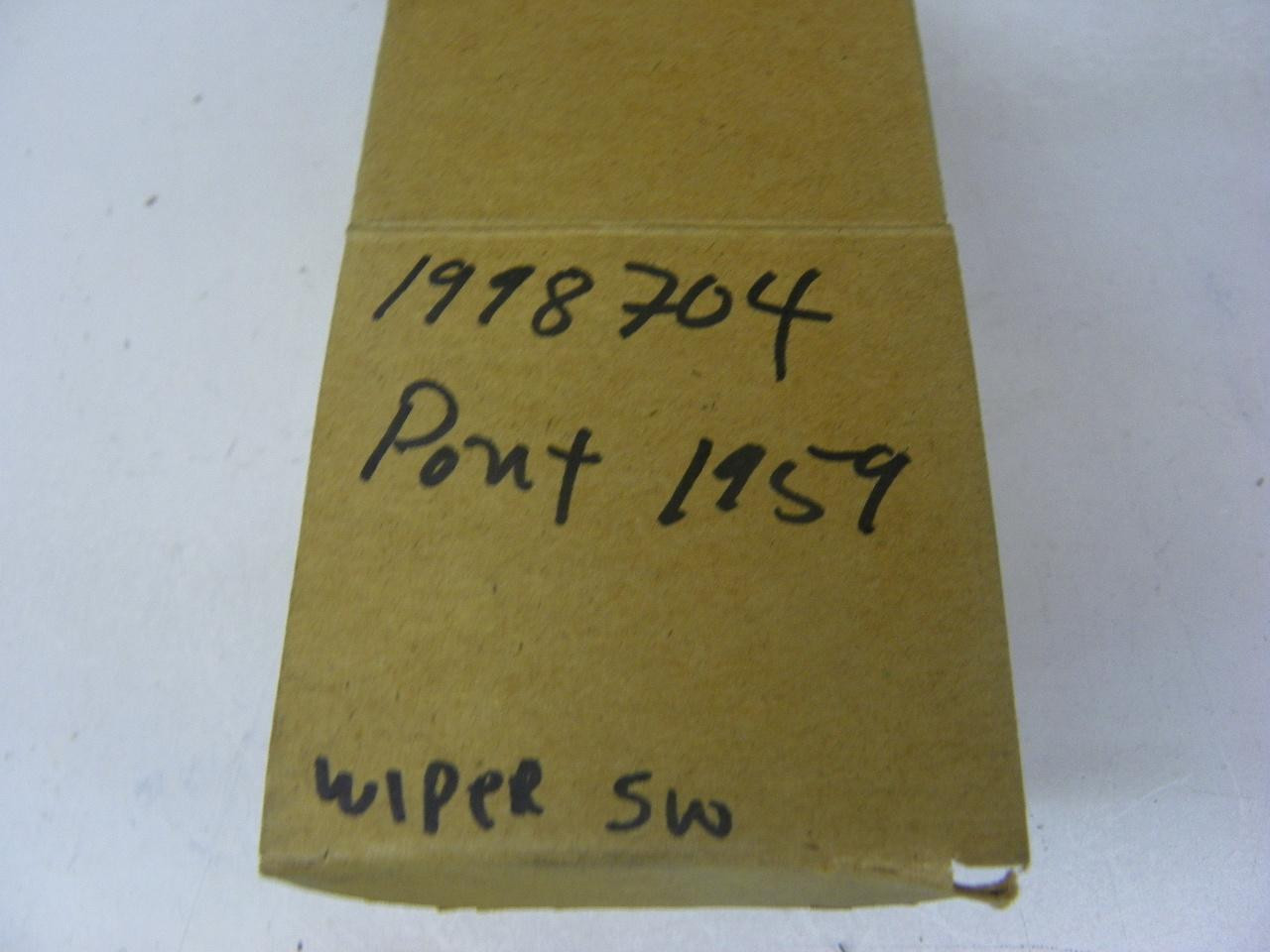 GM 1998704 Wiper Switch for 1959 Pontiac Catalina Bonneville Star Chief restoration. - Image 2