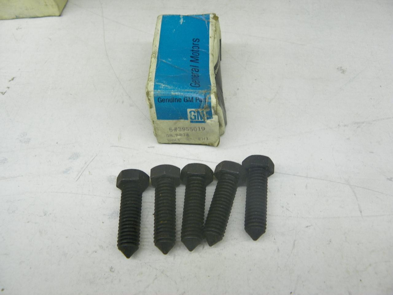 GM 3955019 Front Bumper Mounting Bolts for 1974 Pontiac Firebird restoration. - Image 1