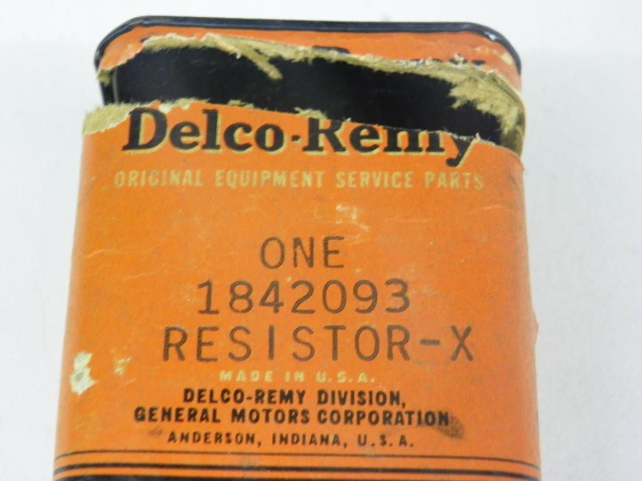 Delco-Remy 1842093 Regulator Resistor for vintage auto electrical system restoration. - Image 2