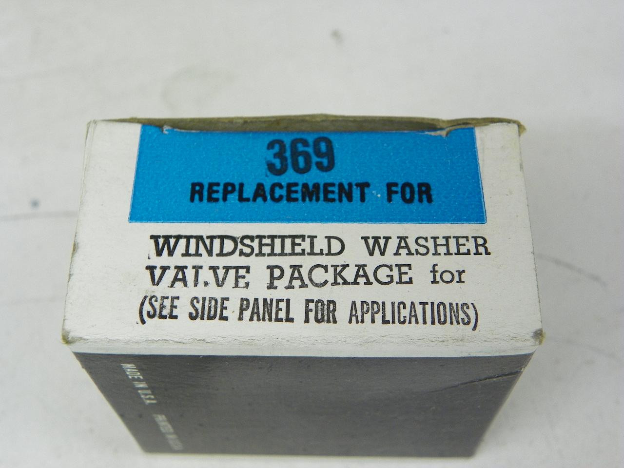 Vintage Replacement 369 Windshield Wiper Washer Valve Kit for 1963-1969 Chevrolet Corvette restoration NORS. - Image 2