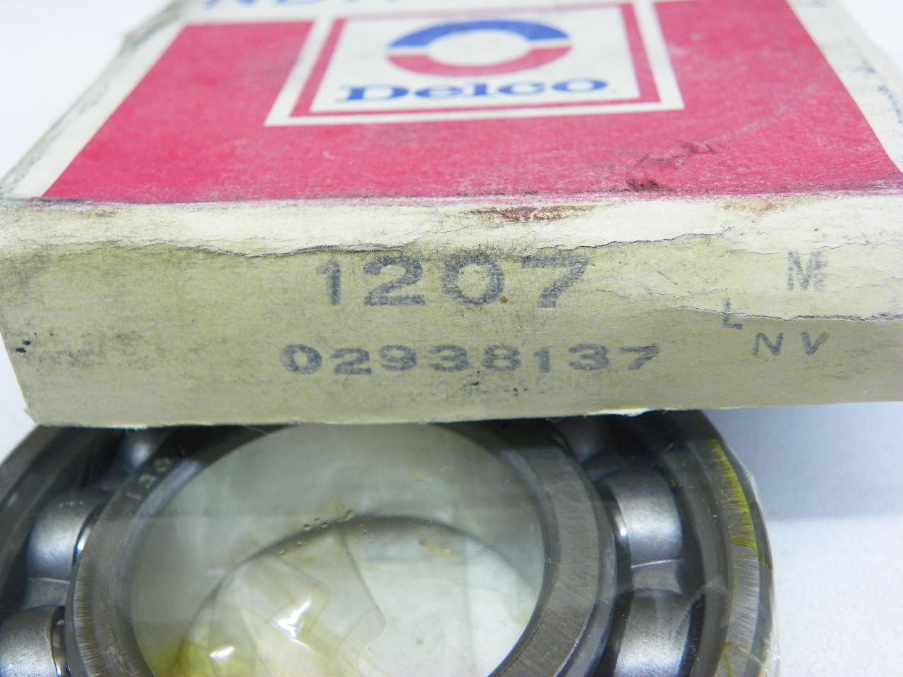 NDH Delco 1207 Single-Row Ball Bearing NOS for vintage auto restoration. - Image 2