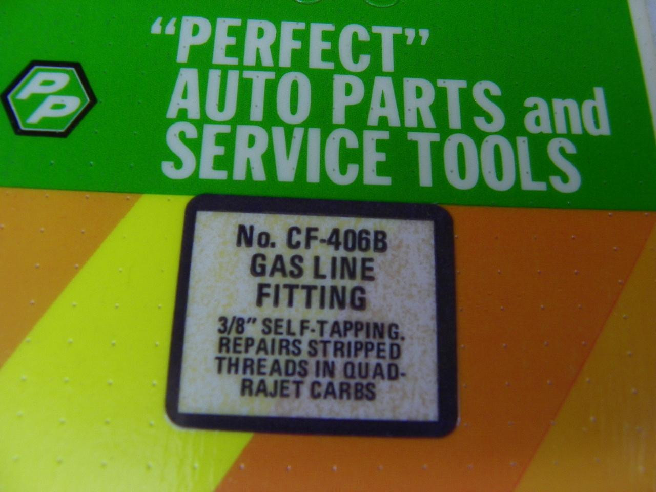 Perfect CF-406B Gas Line Fitting for vintage auto restoration - Image 2
