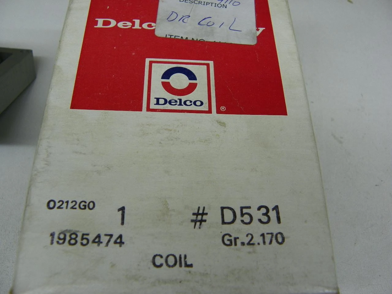 Delco D531 HEI Ignition Coil for 1976-1984 Chevrolet Pontiac V6 V8 restoration. - Image 2