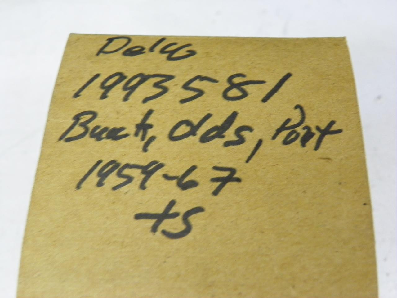 Delco 1993581 Coolant Temperature Switch for 1963-1969 Pontiac V8 warning light restoration. - Image 2