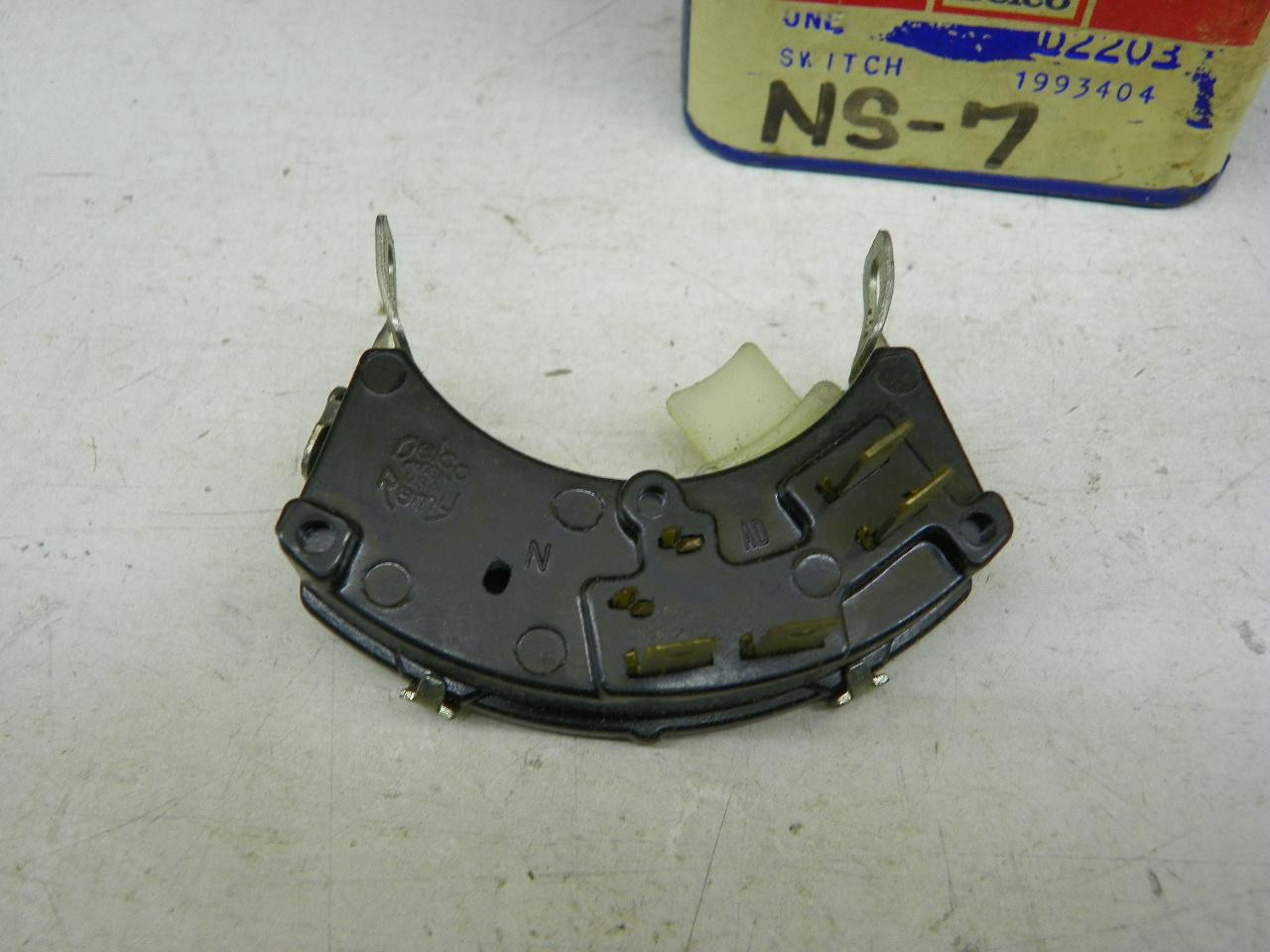 Delco Remy 1993404 Neutral Safety Switch for 1967-68 Chevrolet Camaro Column Shift automatic transmission restoration. - Image 3