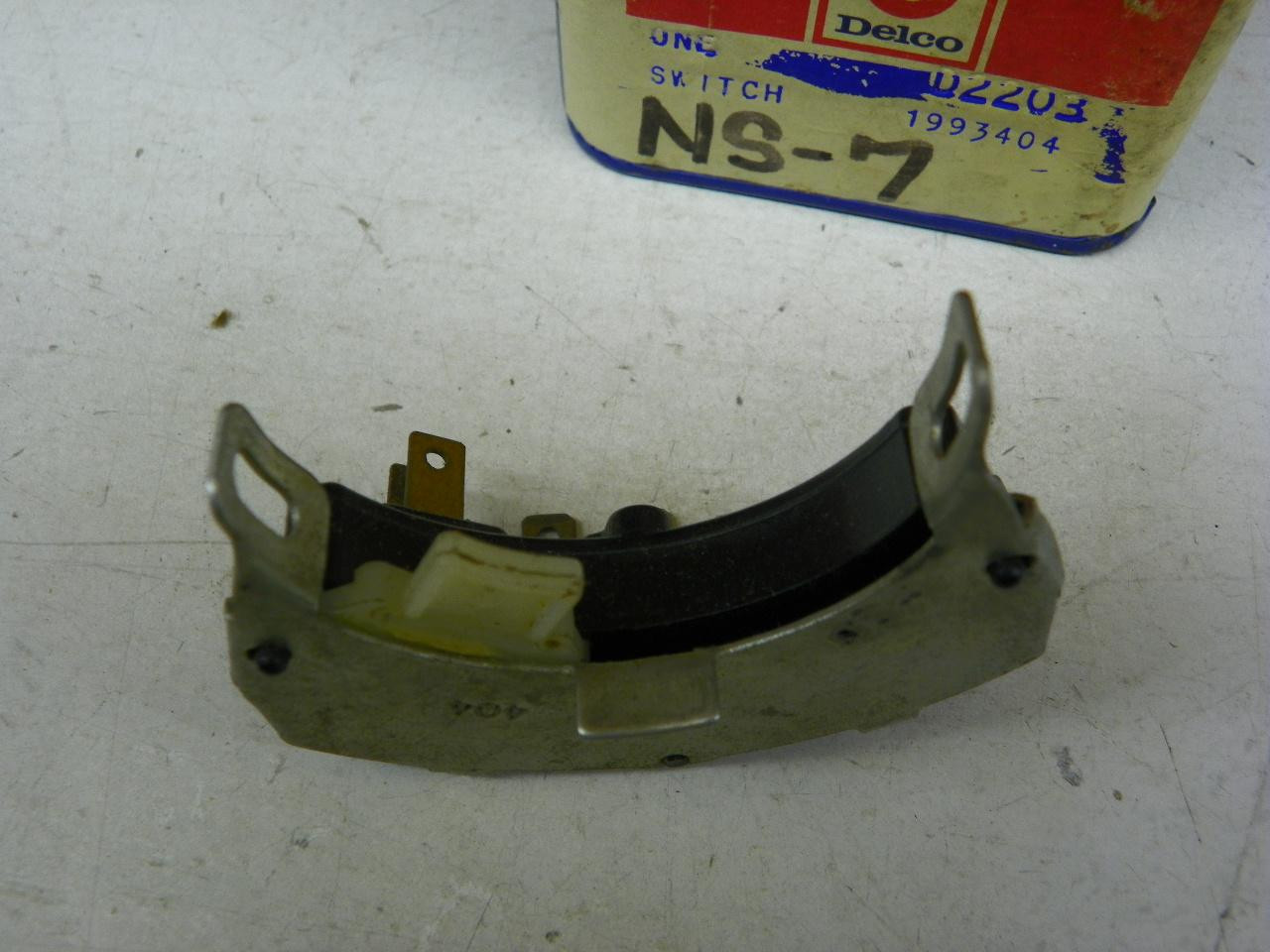 Delco Remy 1993404 Neutral Safety Switch for 1967-68 Chevrolet Camaro Column Shift automatic transmission restoration. - Image 5