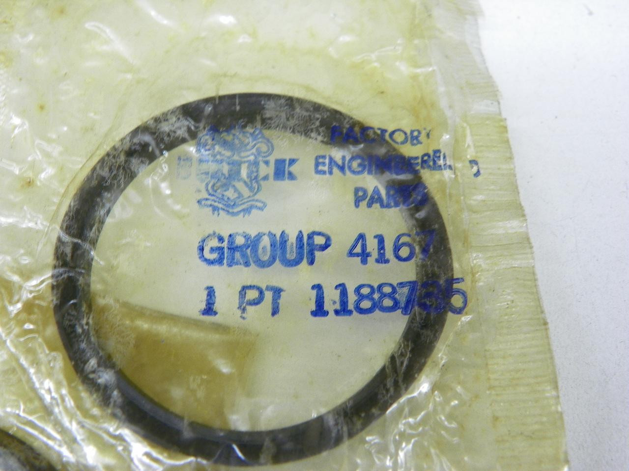 Buick 1188735 Inner Clutch Drum Lip Seal Set for 1959-1963 Buick Dynaflow transmission restoration. - Image 2