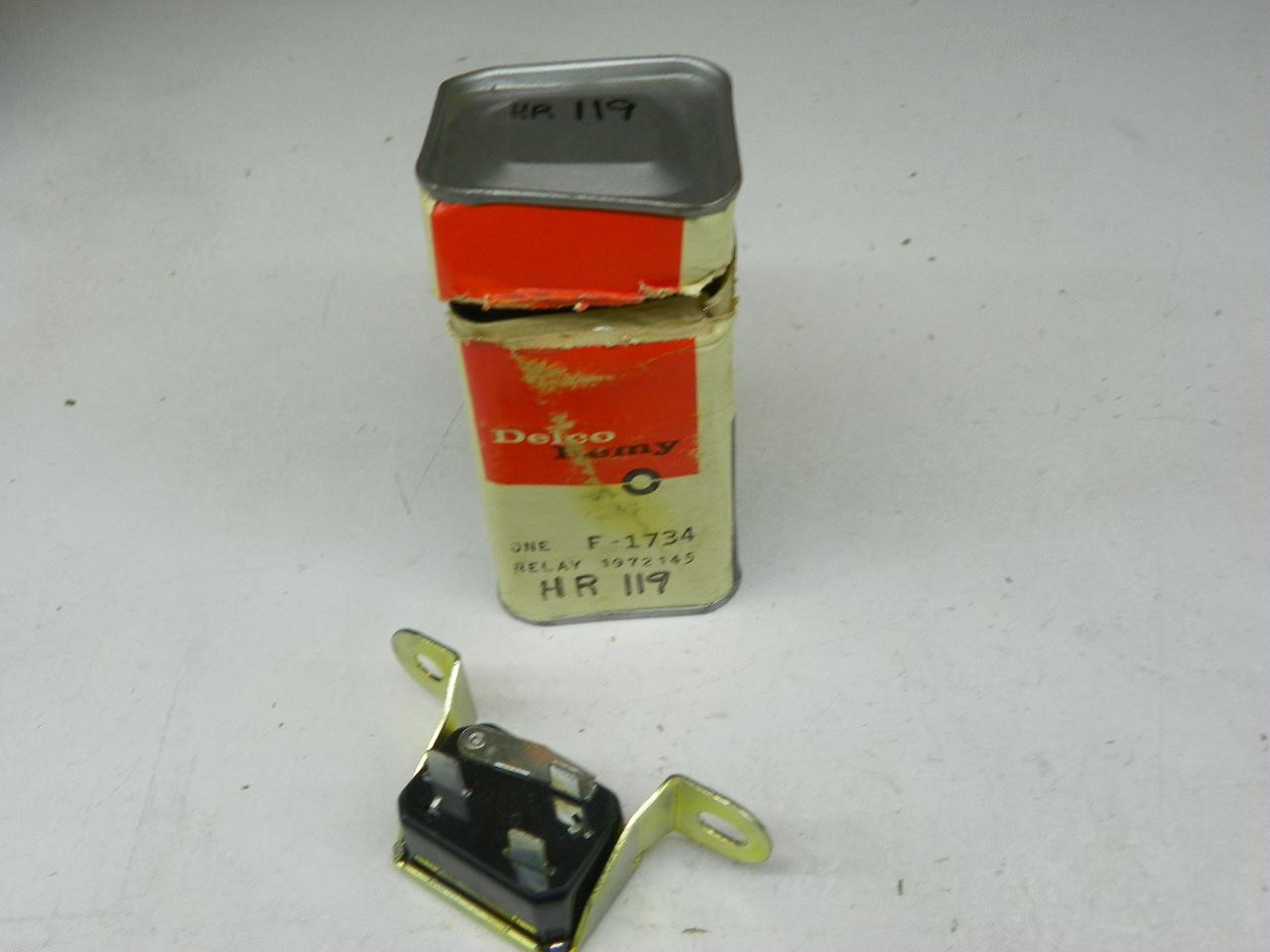 Delco Remy 1972145 Horn Relay for 1957-1962 Ford Thunderbird Galaxie Ranchero restoration. - Image 1