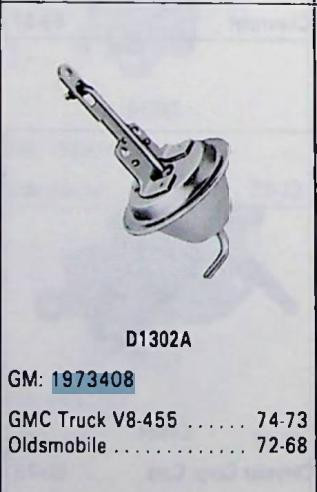 Delco Remy D1302A Vacuum Advance for 1968-1974 Oldsmobile GMC Truck restoration. - Image 7