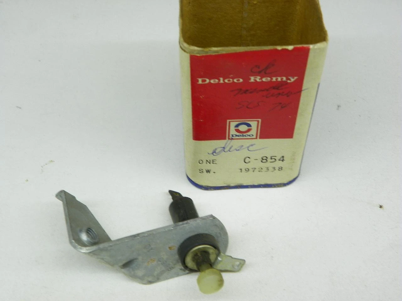 Delco Remy 1972338 C-854 Door Jamb Switch for vintage auto restoration. - Image 1
