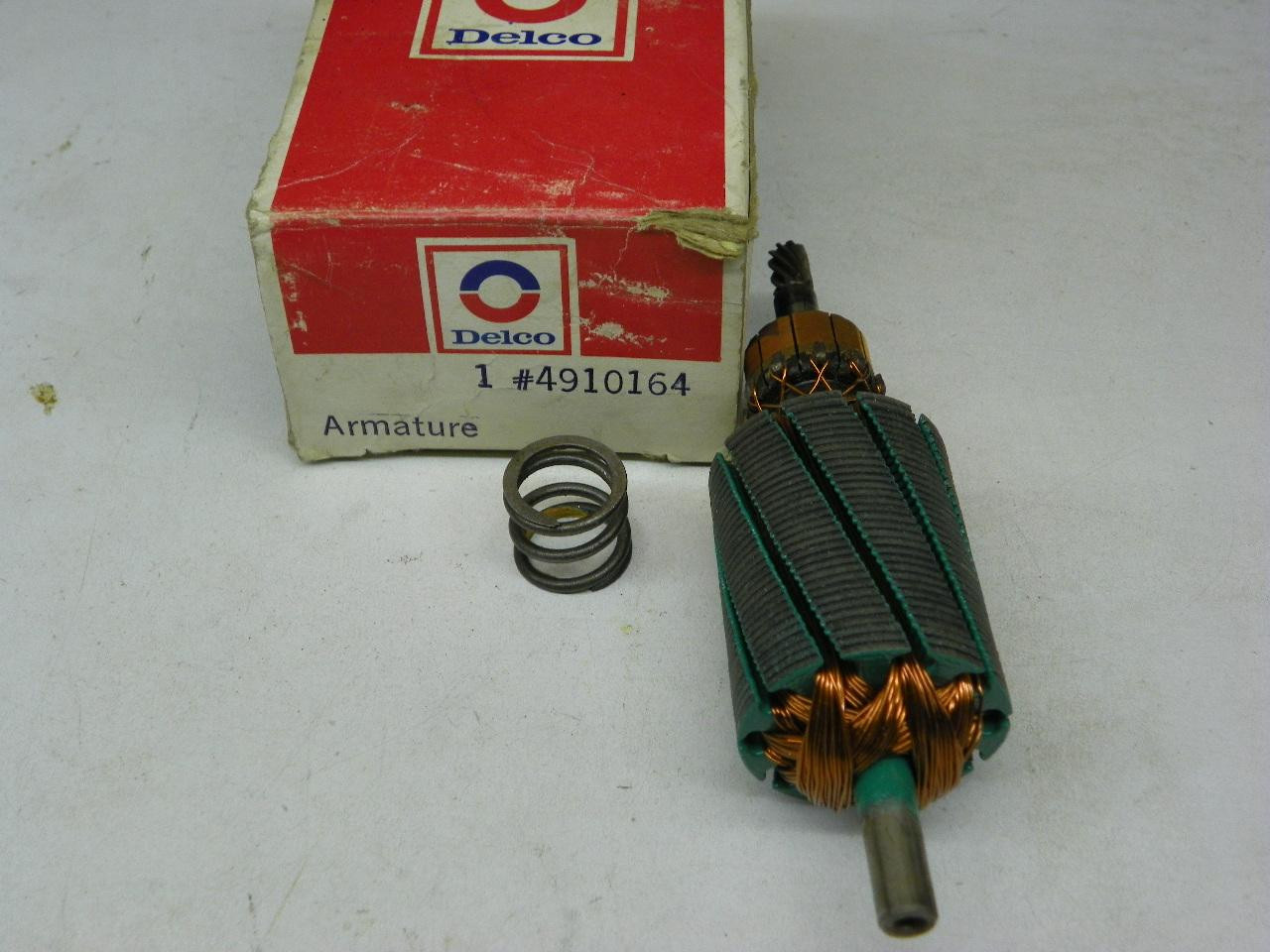 Delco 4910164 Windshield Wiper Motor Armature for 1962-65 Chevrolet Corvair 1967-76 Pontiac Firebird restoration. - Image 1