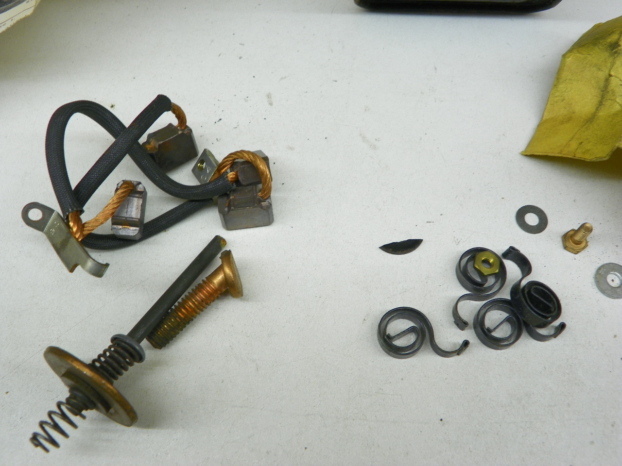 Remy C-907 Starter Brush and Solenoid Repair Kit for 1962-1963 Dodge Plymouth restoration. - Image 3