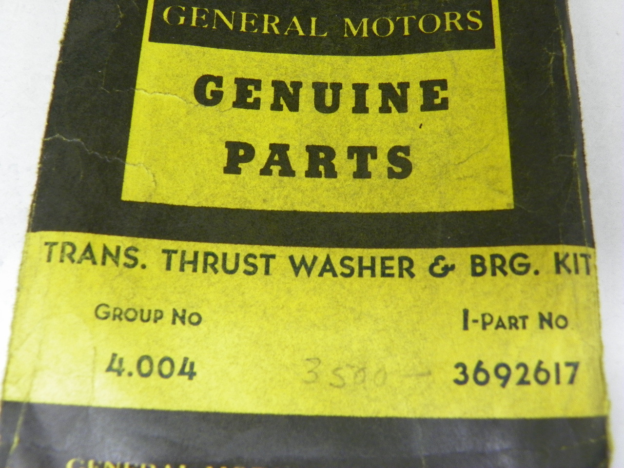 GM 3692617 Transmission Thrust Washer & Bearing Kit for 1941-1954 Chevrolet GMC Light Trucks 3-Speed Manual restoration. - Image 2