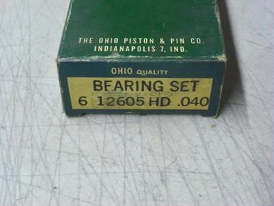 Ohio 12605HD.040 Connecting Rod Bearings for 1952-63 Ford Mercury 6 Cyl. .040 Oversize restoration. - Image 3