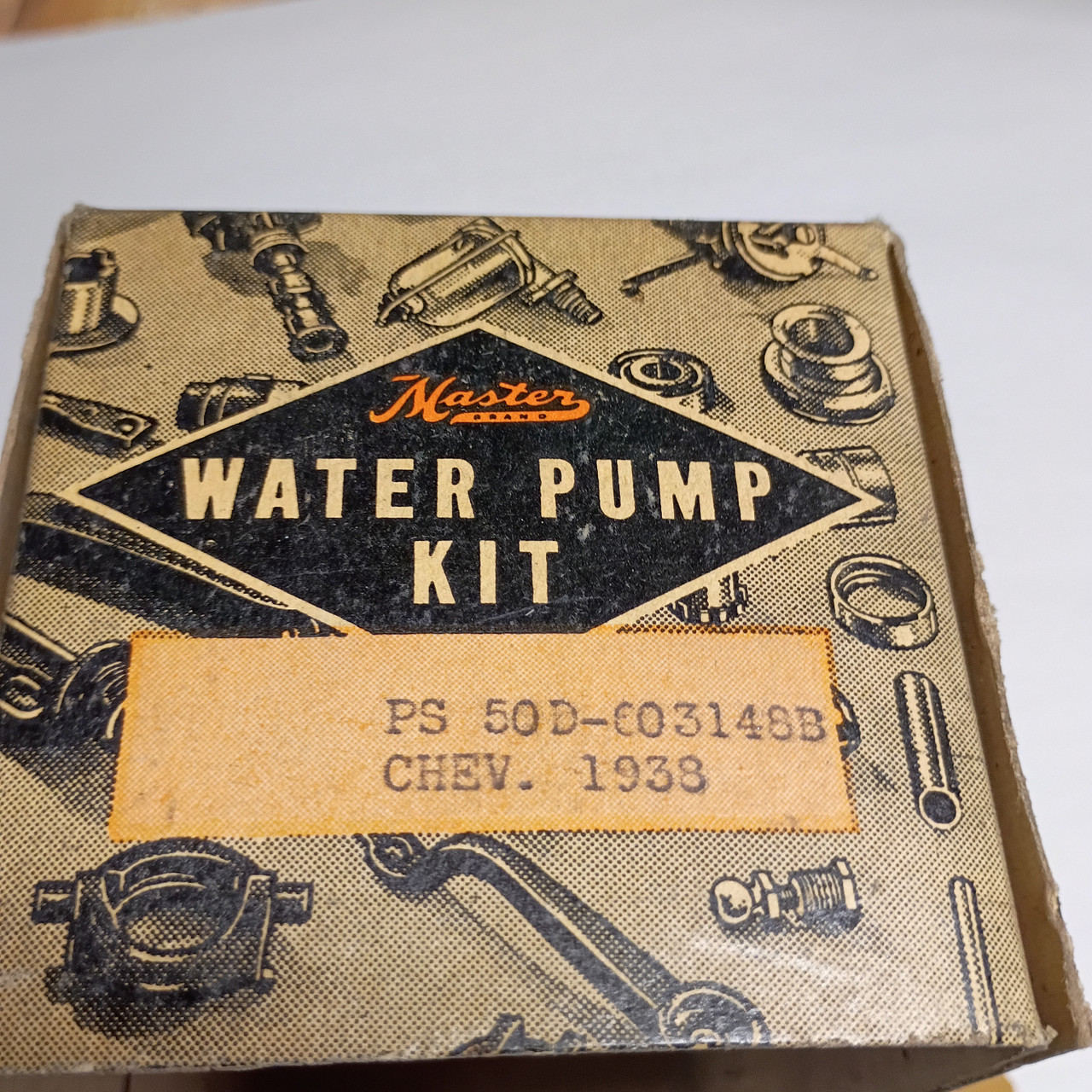 Vintage Master Water Pump Repair Kit Ps50d Chevy Truck 38 216cid Oem 603148