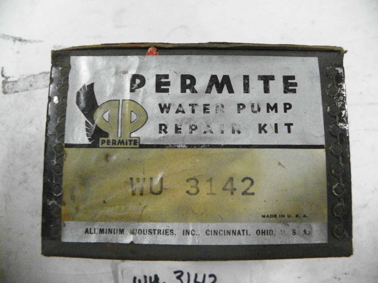 Permite Water Pump Repair Kit Part No.:  WU3142
