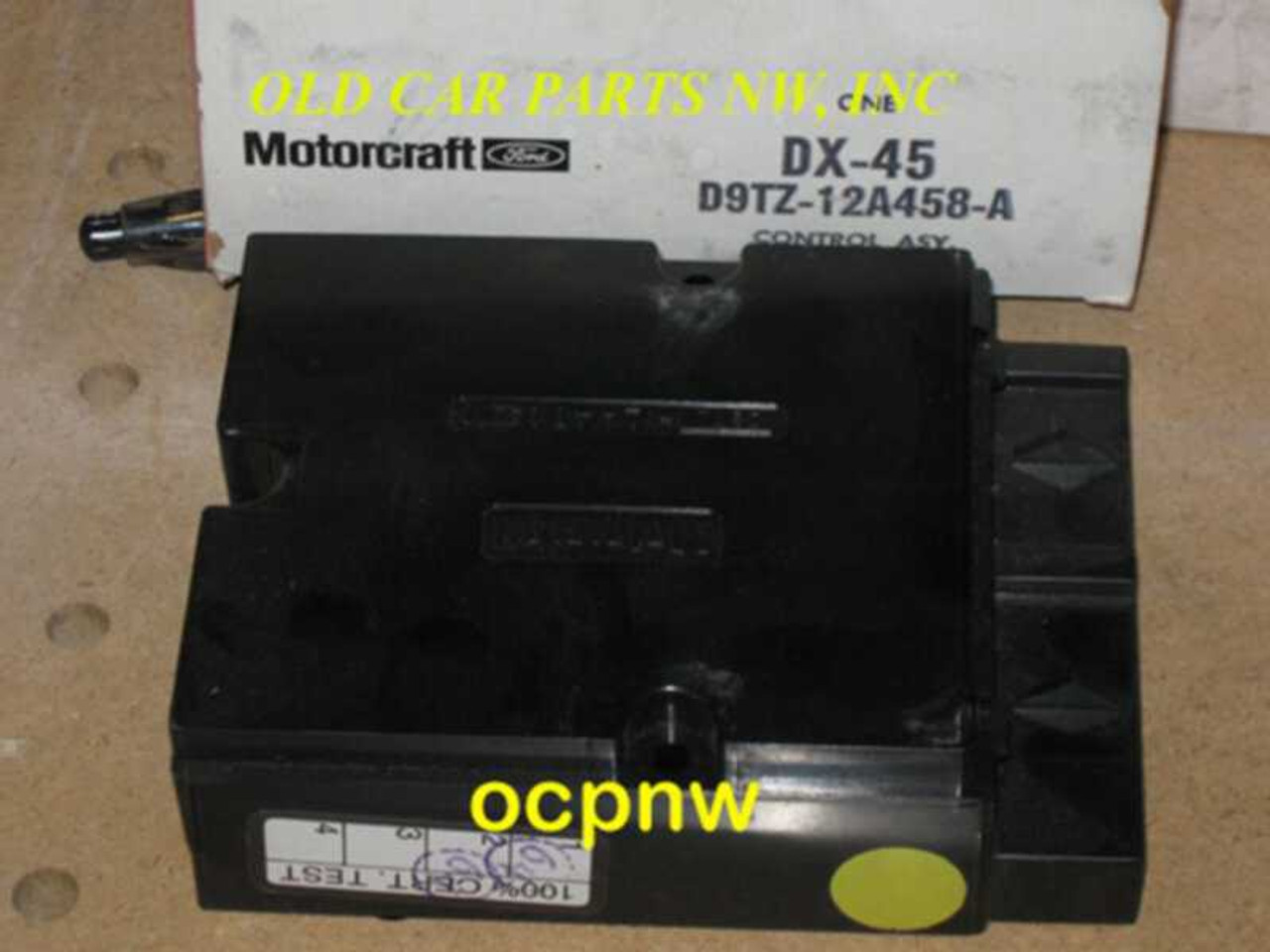 Ford OEM ( D9TZ-12A458-A ) Engine Governor Control Module Part No.: DX45