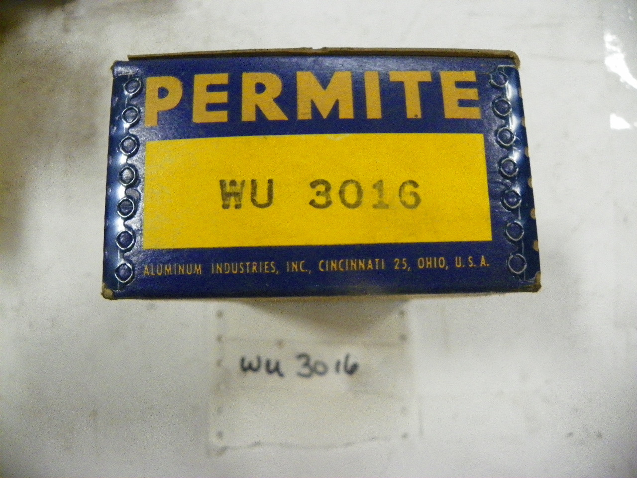 Permite Water Pump Repair Kit Part No.:  WU3016