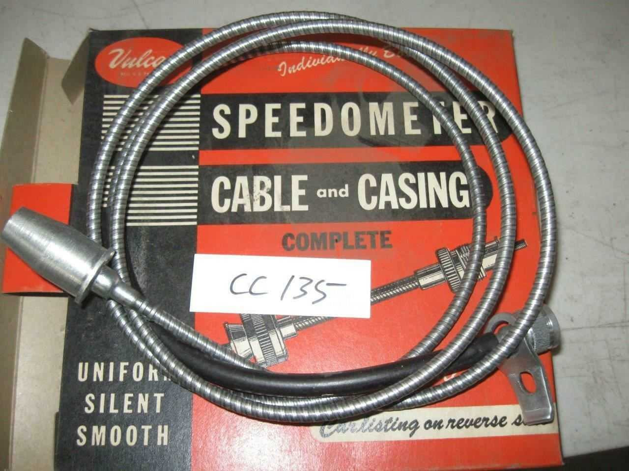 Ford Mercury 1949-50 New Vulcan Inner & Outer Speedometer Cable CC135. Shop vintage car parts at ocpnw.com!