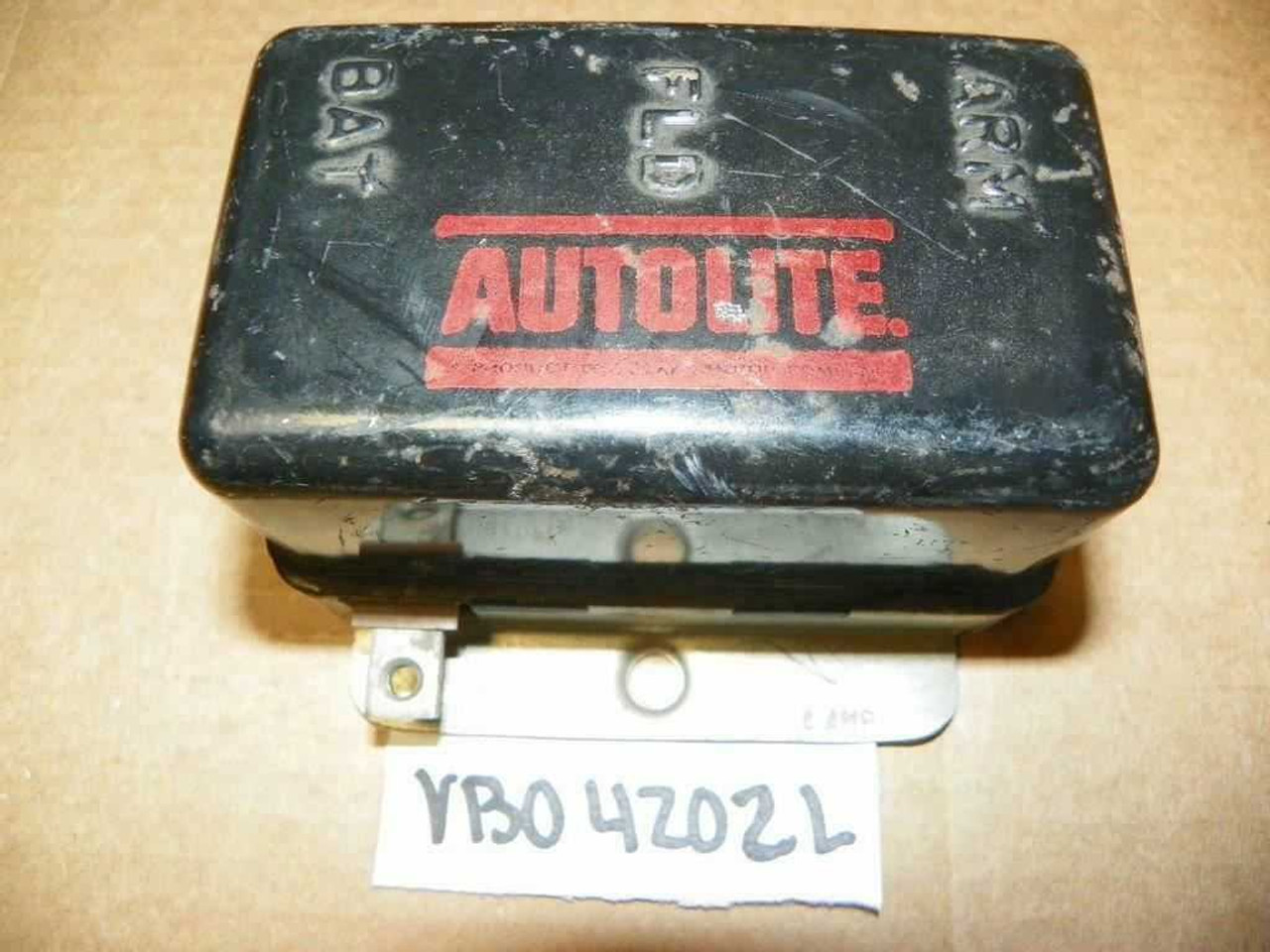 NOS Autolite 12V Voltage Regulator VBO-4202L. Shop vintage car parts at ocpnw.com!