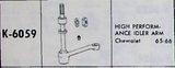 High Performance Idler Arm Moog K-6059 Chevrolet 1965 1966 Made in USA
