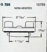 Stant Fuel Gas Cap G725 Fits Audi Chevrolet Dodge Plymouth VW 1968-1985 NOS