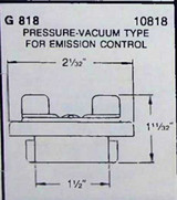 Stant (10818) Gas Cap: G-818 Ford Bronco E-Series F-Series 1980-1988 NOS!