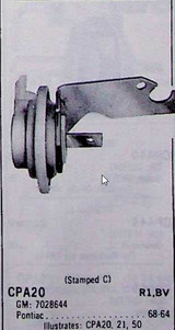 Pontiac 1964-68 Hygrade Choke Pull Off CPA20 repl 7028644