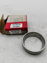 Bower 07204 Tapered Roller Bearing Cup NOS Made in USA
