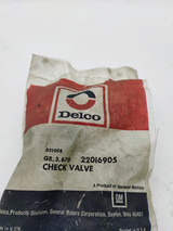 Delco 22016905 Air Injection Check Valve NOS Made in USA