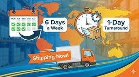 We’re Shifting Gears: Now Shipping 6 Days a Week!