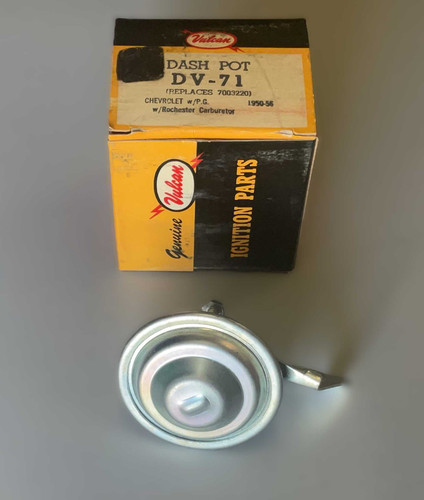 Chevrolet w P.G. 1950-1956 DV-71 Vulcan Carburetor DashPot 7003220 NOS