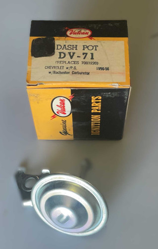 Chevrolet w P.G. 1950-1956 DV-71 Vulcan Carburetor DashPot 7003220 NOS. Shop vintage car parts at ocpnw.com!