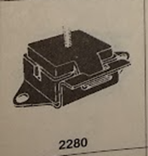 AMC Willys Jeep 1964-77 6 Cyl.  Front (L or R) Motor Mount 2280