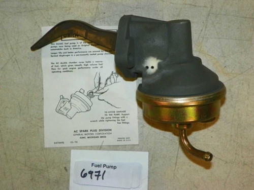 Dodge Plymouth 8 Cyl. 273 318 340 Dod Trk 318 1964-68 Rebuilt Fuel Pump #6971. Shop vintage car parts at ocpnw.com!