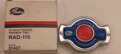 AMC Chry Dod Ply 1950s/60s Gates RAD-115 Radiator Cap Safety Release (see desc). Shop vintage car parts at ocpnw.com!