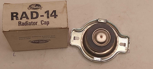 Gates RAD-14 Radiator Cap 7 PSI 1953-1955 Corvette 1948-1957 GM NOS