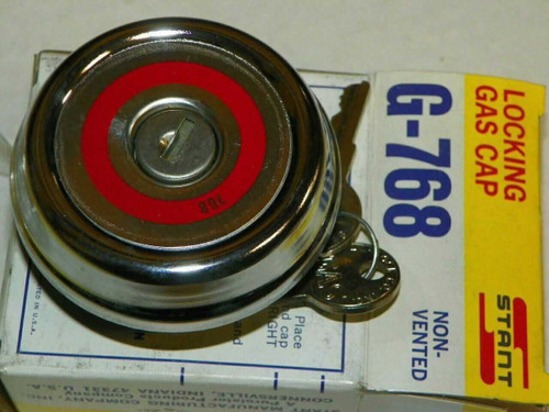 NOS Stant Locking Non-Vented Gas Cap G-768 Fits Audi Opel Volkswagen 1971-1980. Shop vintage car parts at ocpnw.com!