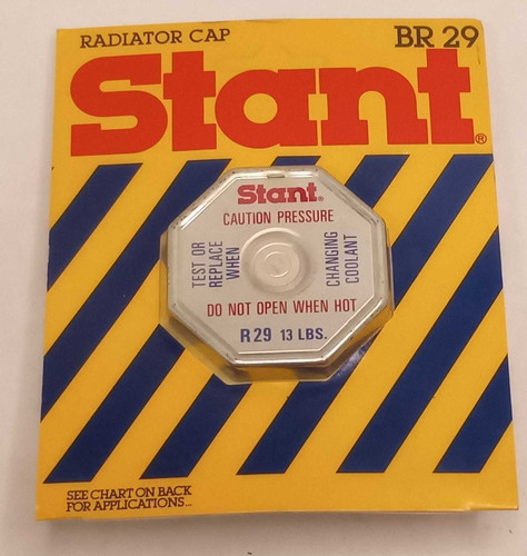 Stant Radiator Cap BR29 Blister Pack (R-29) 13 LB 66-83 Ford (see desc for more). Shop vintage car parts at ocpnw.com!
