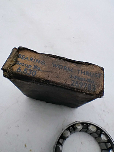 GM 259783 Worm Thrust Bearing Cone NOS Made in USA