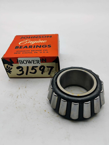 Bower 31597 Tapered Roller Bearing NOS Cone. Shop vintage car parts at ocpnw.com!
