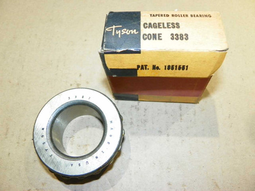 Tyson 3383 Cageless Tapered Roller Bearing Cone Made in USA. Shop vintage car parts at ocpnw.com!