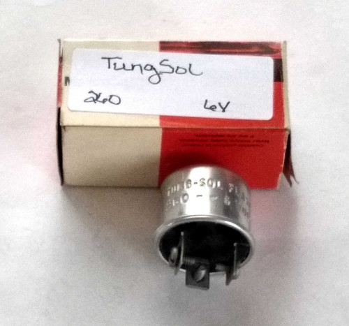 NOS Tung-Sol 260 Flasher 6 Volt 2-Pin Turn Signal Fixed Load Vintage Car Truck